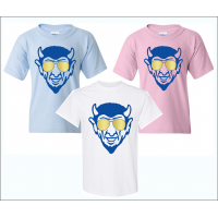 Dream Big QHS Blue Devil with Aviator Sunglasses
