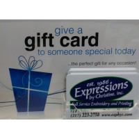 Expressions by Christine $30.00 Gift Card