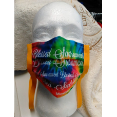 Protective Mask with Blessed Sacrament Design 