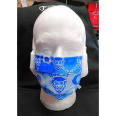 Protective Mask with Blue Devil Design