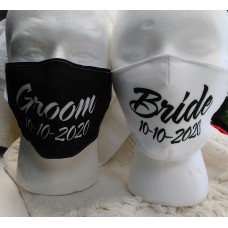 Bride and Groom Protective Masks