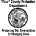 County Probation Department Full Zip Hoodie Sweatshirts