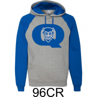 QHS Spirit Wear 50/50 Colorblock Hoodie