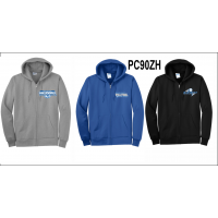 QHS Volleyball Full Zip Hoodie