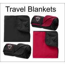 Quincy United Soccer Fleece/Poly Travel Blanket