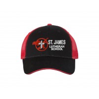 St. James Lutheran School Mesh Back Cap