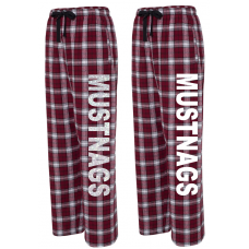 Unity Flannel Pants with Mustangs on Leg