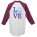 Unity Baseball Jersey with "LUVE" and Mustangs