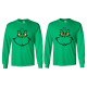 Christmas - Grinch Shirt (Green) Long Sleeved T-Shirt