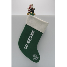 Brown County Christmas Stocking