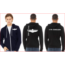 U. S. Cooler Bella + Canvas Full Zip Hoodie