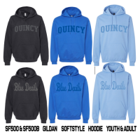 Dream Big QHS Tone-on-Tone Softstyle Hoodie