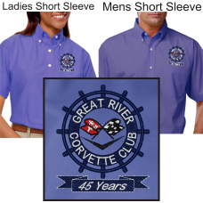 Great River Corvette Club Official Short-Sleeve Shirt