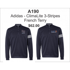 Illini West Golf adidas Climalite 3-Stripes French Terry