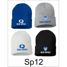 QHS Cross Country Roll-Up Stocking Hat
