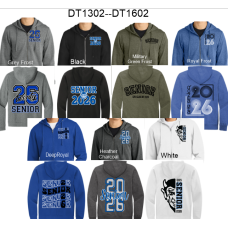 QHS 2026 Senior Fleece Full-Zip Hoodie