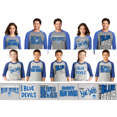 QHS Spirit Wear 3/4 Sleeve Shirts