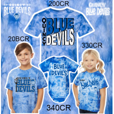 QHS Spirit Wear Dyenomite Crystal Tie-Dyed T-Shirt