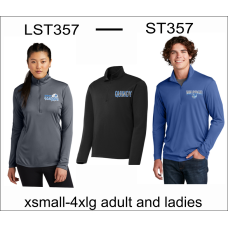 QHS Volleyball Solid Color 1/4-Zip Pullover