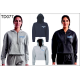 QHS Volleyball Cropped 1/2-Zip Hoodie