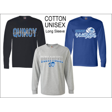 QHS Volleyball 100% Cotton Long Sleeve Shirt