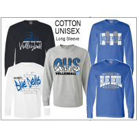 QHS Volleyball 100% Cotton Long Sleeve Shirt