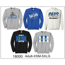 QHS Volleyball Crew Neck Sweatshirt