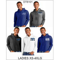 QHS Volleyball Cropped Hooded Pullover