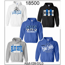 QHS Volleyball Pullover Hoodie