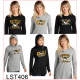 QU Lacrosse Ladies Tri-Blend Hooded T-Shirt