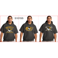 QU Lacrosse Short Sleeve Hooded Sweatshirt
