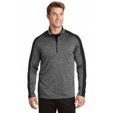 WGEM Sport-Tek PosiCharge Electric Heather Colorblock 1/4-Zip Pullover